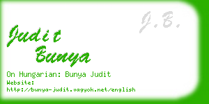 judit bunya business card